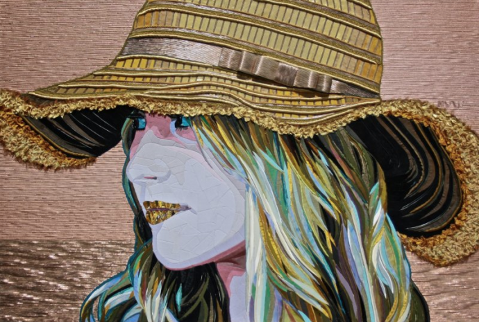 "Golden Hat" (110 CM X 165 CM)