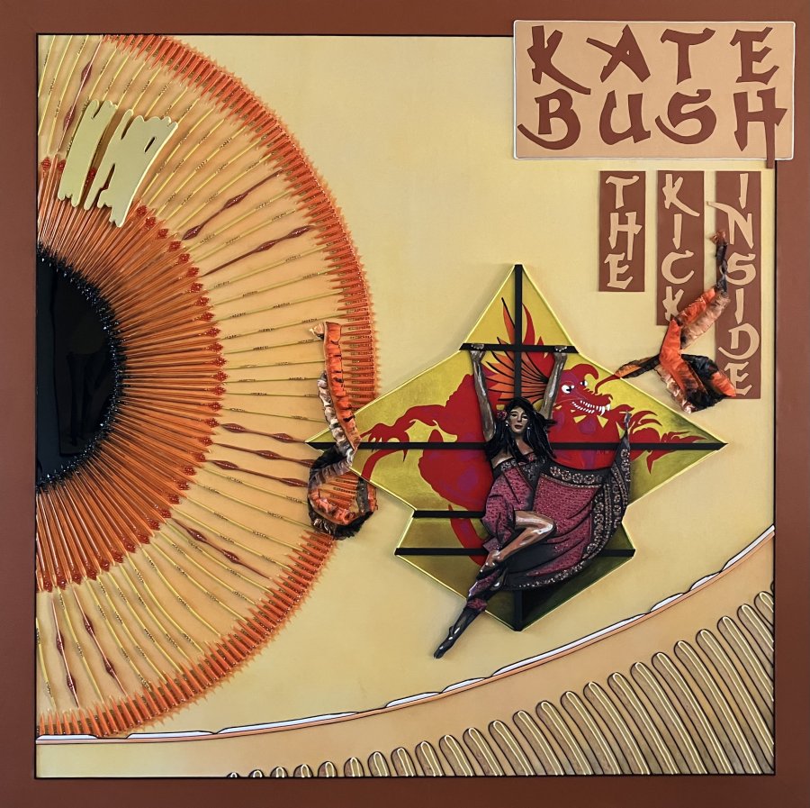 Kate Bush "The Kick Inside" (120 CM X 120 CM X 4 CM)