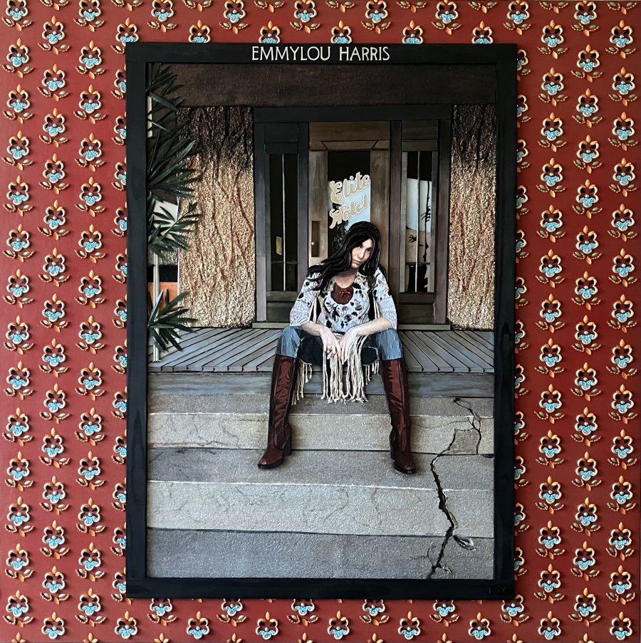 "ELITE HOTEL" Emmylou Harris (115 CM X 115 CM X 4 CM