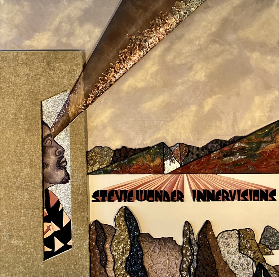 "INNERVISIONS" Stevie Wonder (120 CM X 120 CM X 4CM)