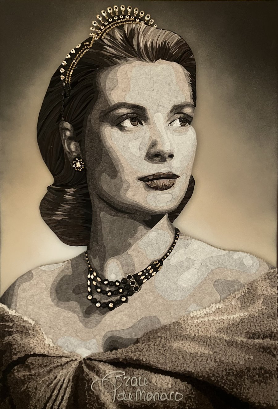"GRACE DE MONACO" (120CM X 82CM X 4CM)